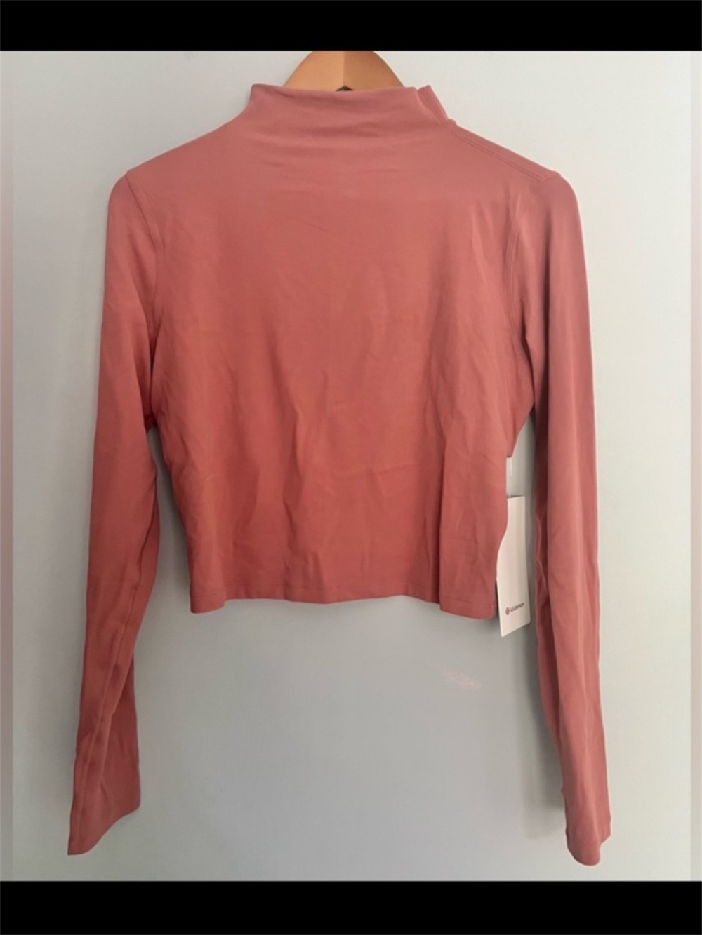 NWT Lululemon All Aligned Mock Neck Long Sleeve Briar Rose Size 10